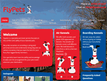 Tablet Screenshot of flypets.co.uk